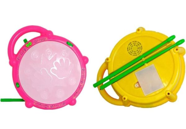 Flipzonia Pink Kids Drum Set with Real Sounds - Image 2