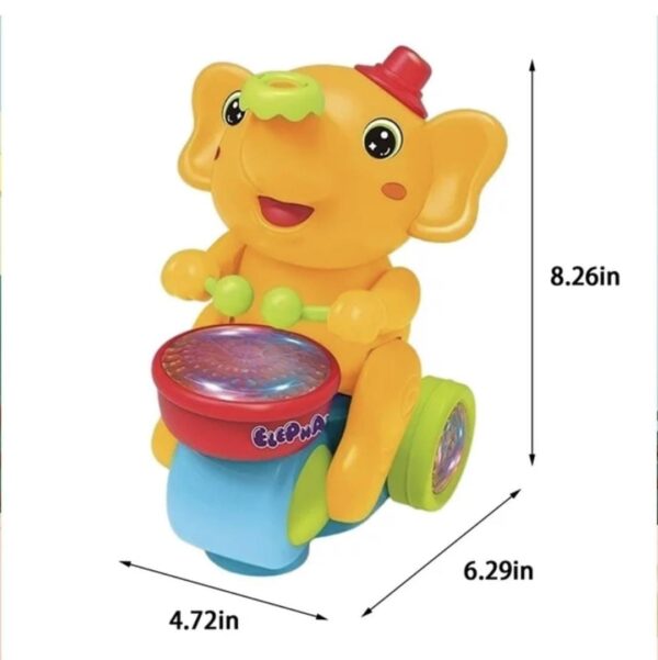 Flipzonia Levitation Ball Elephant Toy – Music, Lights & Animal Sounds - Image 2