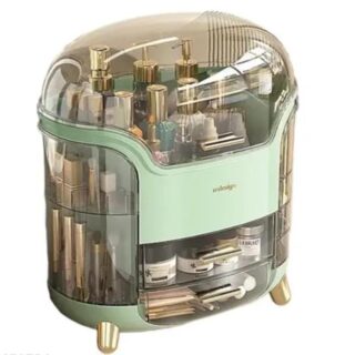 Portable Cosmetic & Jewelry Organizer – Stylish, Spacious, and Dustproof!