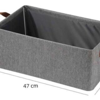 Premium Foldable Storage Box with Handles – 47 x 28 x 20 cm (set of 3)